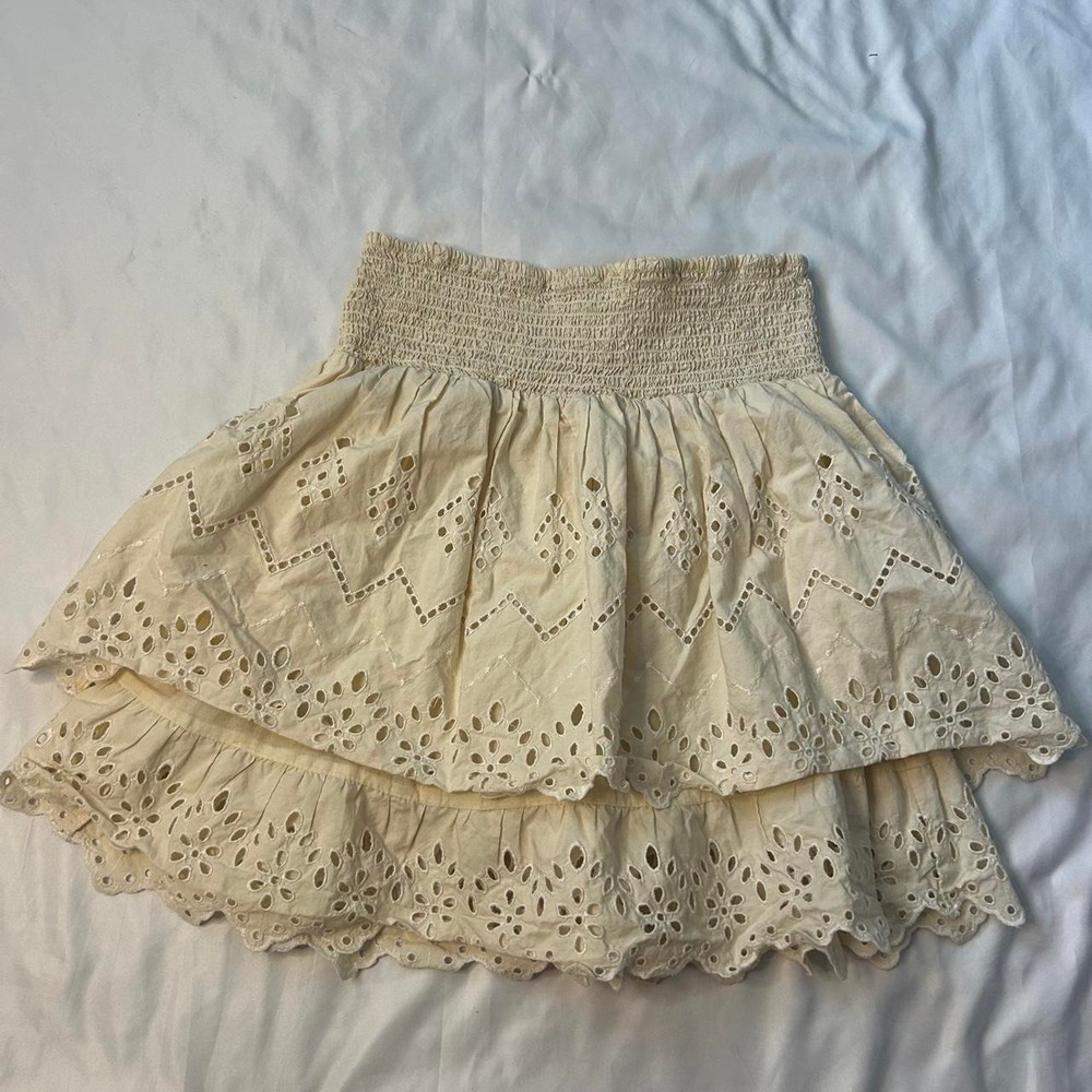 Zara High Waisted Layered Skirt Size M